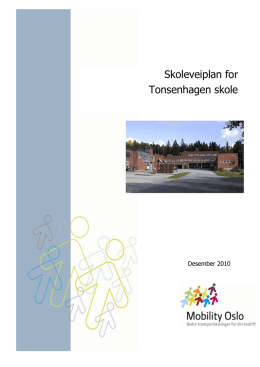 Skoleveiplan for Tonsenhagen skole