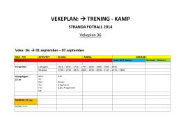 Veke-36-2014 - Stranda fotball