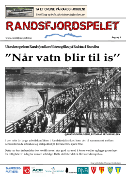 Randsfjordspelet program