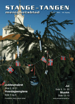 Jubileumsåret Hverdagsenglene Jul Musikk