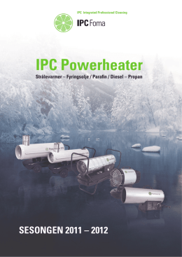 29804 IPC FOMA Powerheater brosjyre pris ny daa.indd