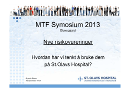 20130313 MTF-symposium 2013 – PMFV v/Øystein Bitnes