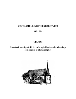 Visitasmelding for Storeveit menighet 1997 - 2013