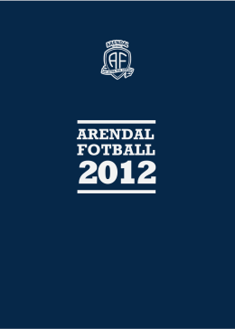 Generalsponsoren - Arendal Fotball.no