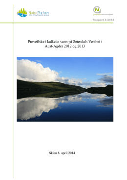 Rapport 4 - NaturPartner