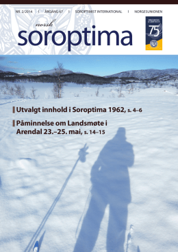 Nr.2 2014 - Soroptimist Norway
