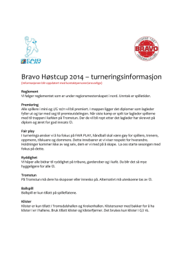 Bravo Høstcup 2014 - turneringsinformasjon.pdf