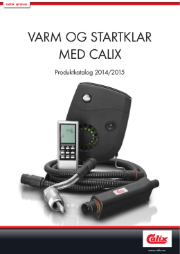 Calix produktkatalog 2014-2015