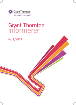 Grant Thornton informerer 1/2014