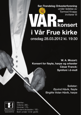 Program - Sør-Trøndelag Orkesterforening