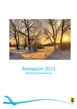 Årsrapport 2013 - Sarpsborg kommune