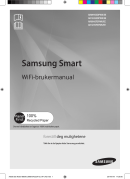 Koble til nettverk - Samsung varmepumper