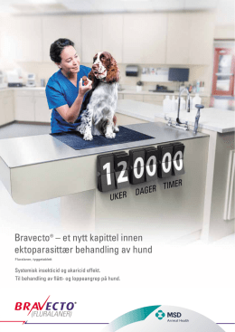 Bravecto - MSD Animal Health Norge