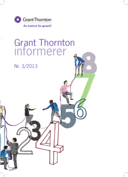 Grant Thornton informerer 3/2013
