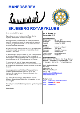 November - Skjeberg Rotaryklubbs