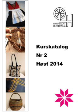 Kurskatalog Nr 2 Høst 2014