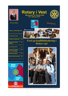 Rotary Vest februar 2014
