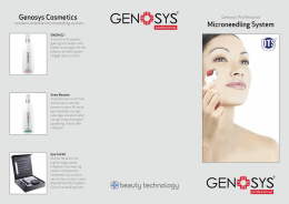 Microneedling System Genosys Cosmetics