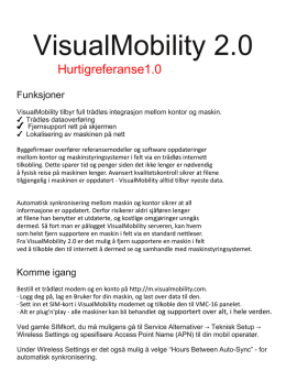 Hjelp - VisualMobility