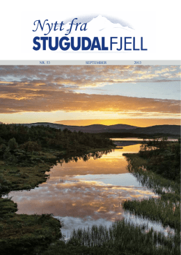 Nytt fra - Stugudal Fjell