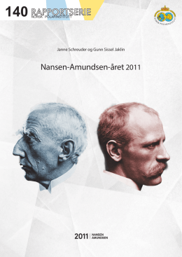 Sluttrapport for jubileumsåret - Nansen-Amundsen