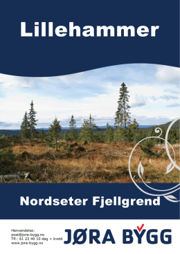 Prospekt over Nordseter Fjellgrend i pdf-format