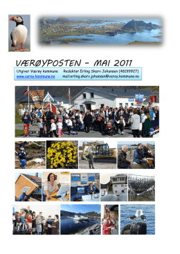 Værøyposten mai 2011 (pdf) - værøya.no