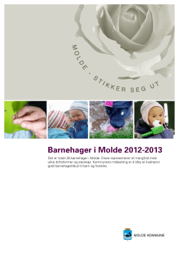Barnehager i Molde 2012-2013