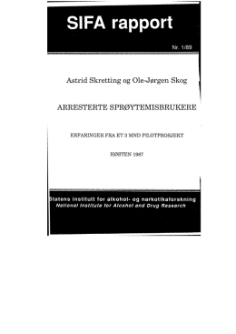 SIFA-rapport 1.89