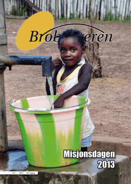 Nr. 1 - 2013 - 142. årgang - Metodistkirkens Misjonsselskap