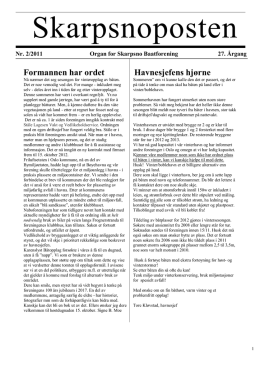 Skarpsnoposten 2/2011 - Skarpsno Baatforening