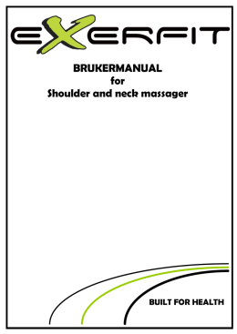EXERFIT Shoulder and Neck Massager