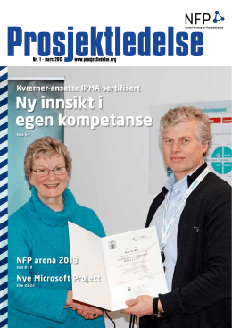 Ny innsikt i egen kompetanse - Norsk senter for prosjektledelse