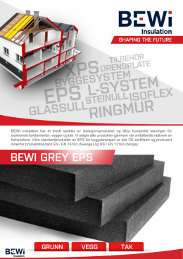 BEWI GREY EPS - BEWi Insulation