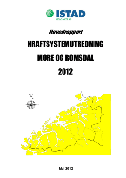 Kraftsystemutredning Møre og Romsdal 2012