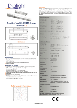 DuroSite® rustfritt stål LED-lineær armatur CE