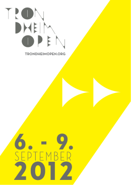 programlow - Trondheim Open 2014
