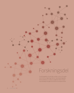 Forskningsdel - Spesialpedagogikk