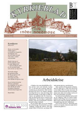 Kyrkjeblad 2010-4 - Rindal og Surnadal kyrkjelege fellesråd