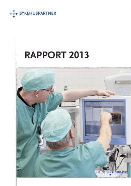 Sykehuspartner Årsrapport 2013