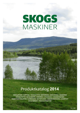 Katalog 2014 - Skogs Maskiner