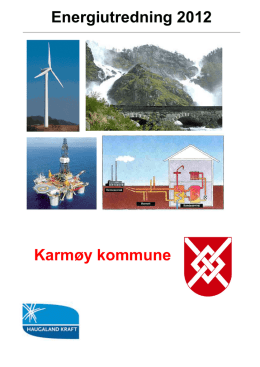 Energiutredning 2012 Karmøy kommune
