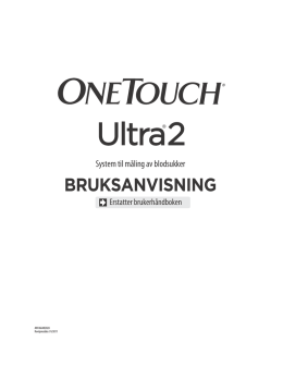 OneTouch® Ultra®2 User Guide Norway