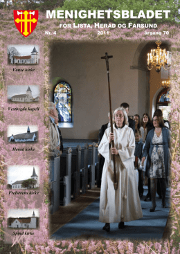 MENIGHETSBLADET - Farsund kirkelige fellesråd > Forside