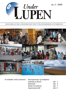 2010-03.pdf - Landsforbundet for utviklingshemmede og pårørende