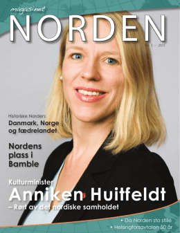 Anniken Huitfeldt - Forsiden