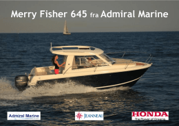 Merry Fisher 645 fra Admiral Marine