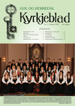 Kyrkjebladet nr.3 2013