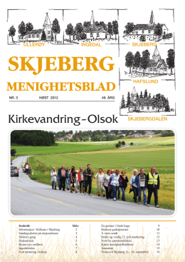 Skjeberg menighetsblad nummer 3 2012 - Sarpsborg kirke