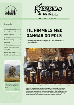 2013 nr. 4 - Ål kyrkjelege fellesråd